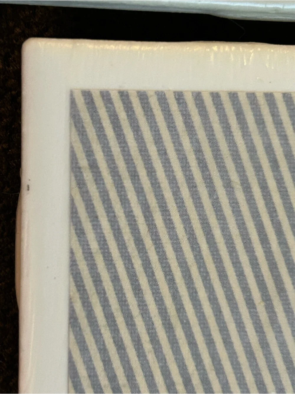 Unbranded Gray and White Decorative Ceramic Coasters - Set Accent